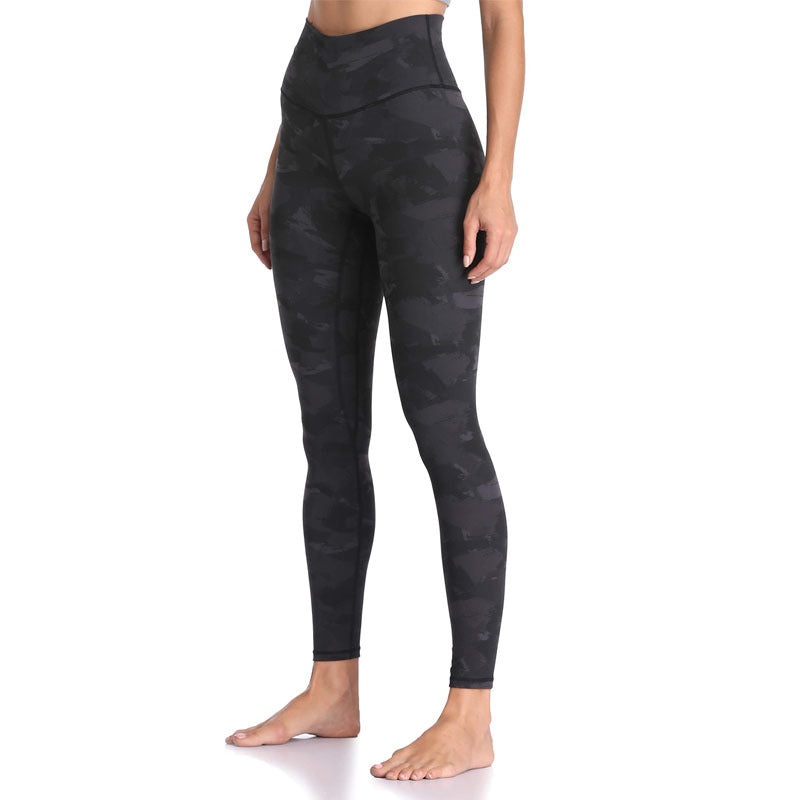 Autumn And Winter Printed Women's Skinny Hip Lift Yoga Pants