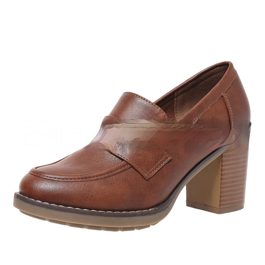 Fashion Thick High Heel Women's Shoes