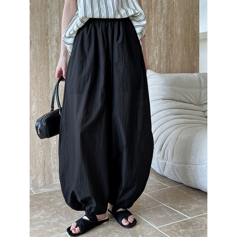 Womens Casual Laid-back Relaxed-fit Pants
