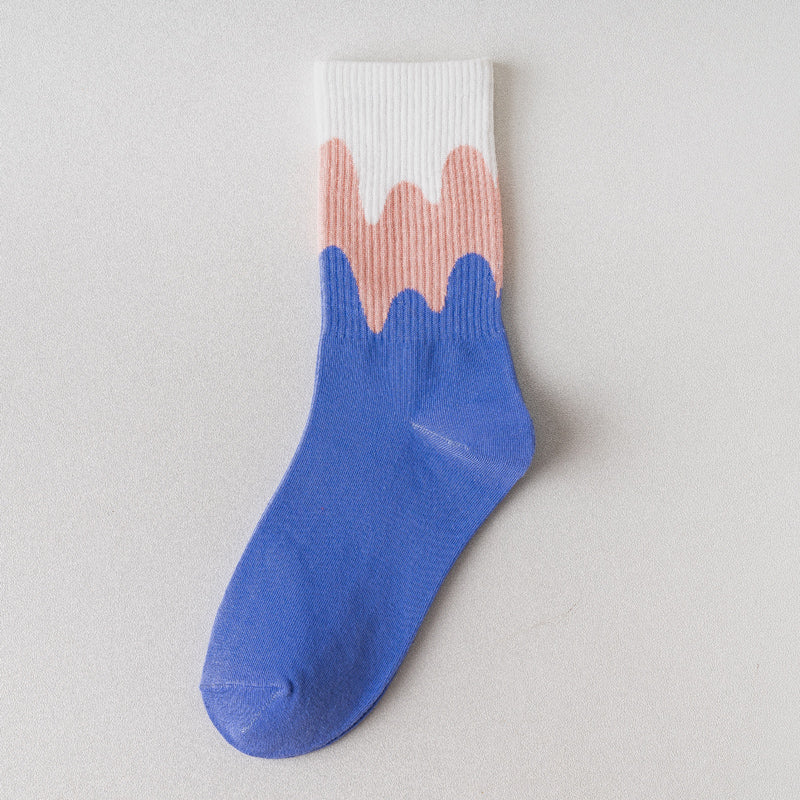 Women's Socks Ice Cream Cream Tube Socks Japanese Style