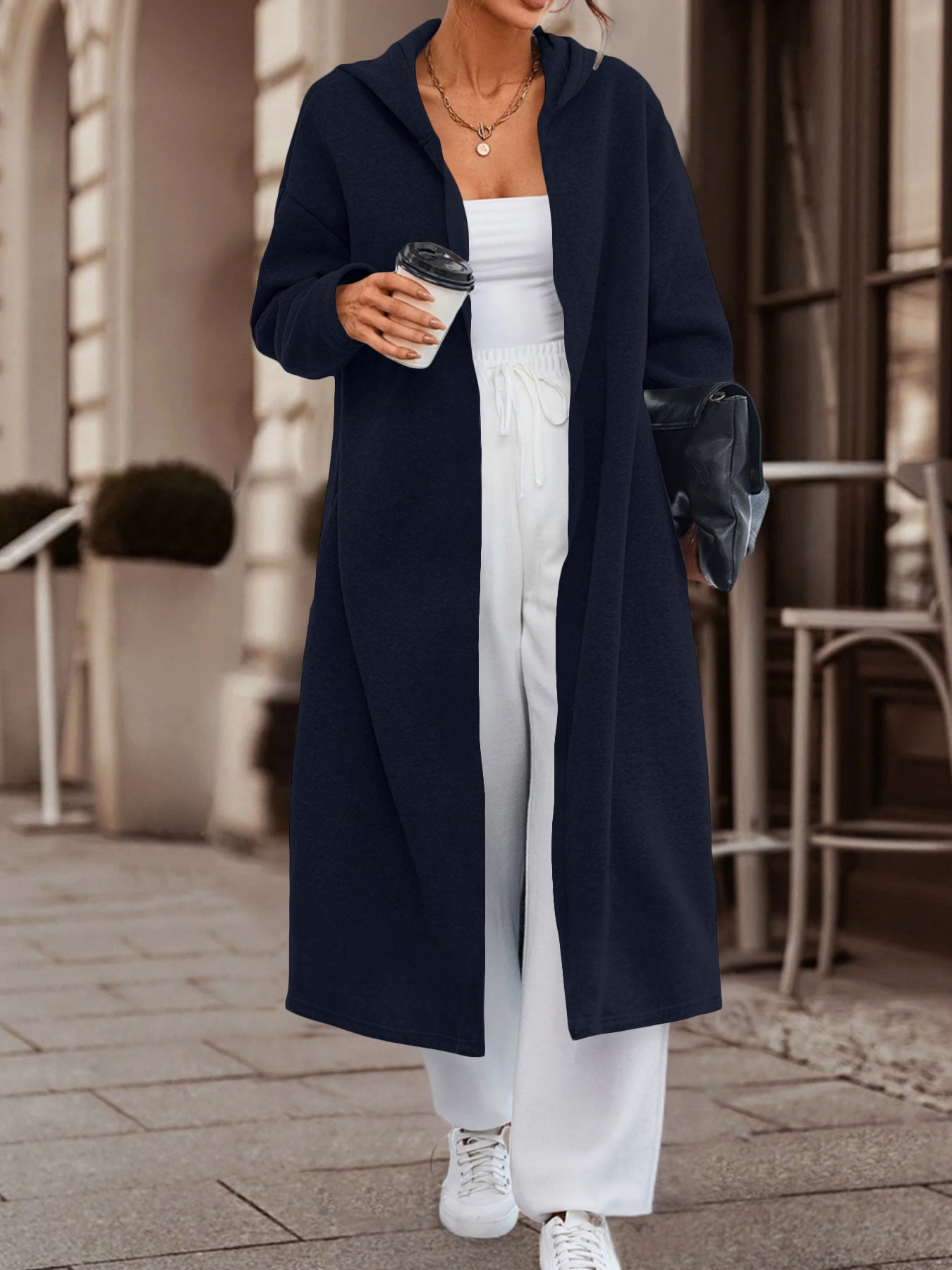 Women's Leisure Commute Long Cardigan Jacket