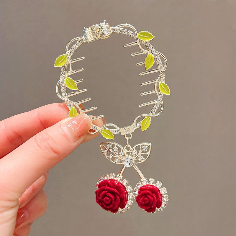 Tulip Tassel Hairpin Back Head Grip Clip