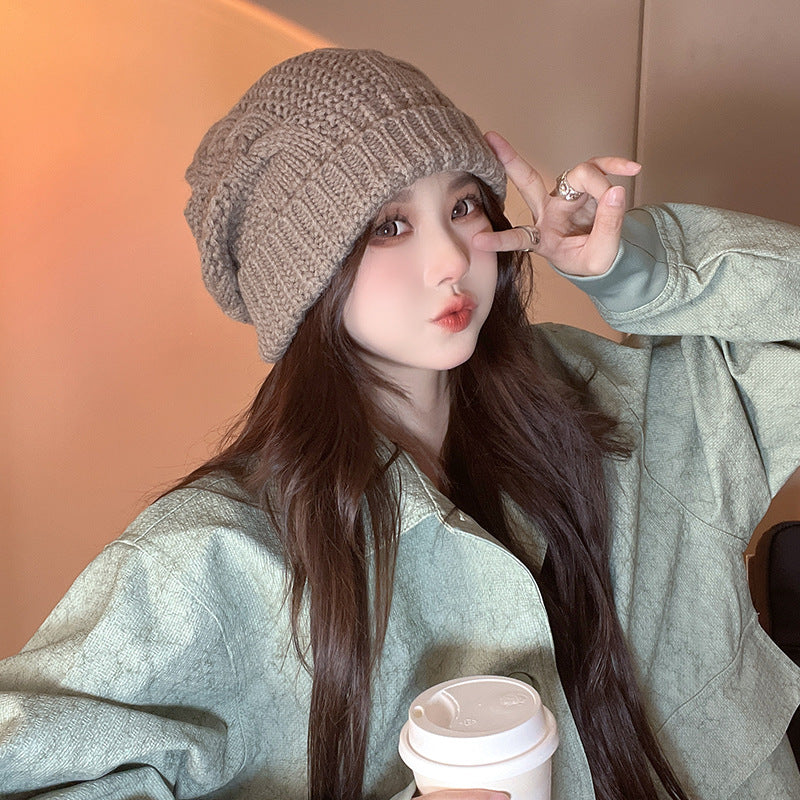 Men's And Women's Fashionable Breathable And Warm Knitted Hat
