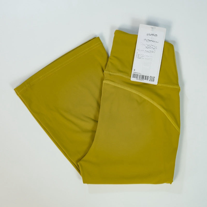Female Bell-bottom Pants High Waist Tight Sports Yoga Pants