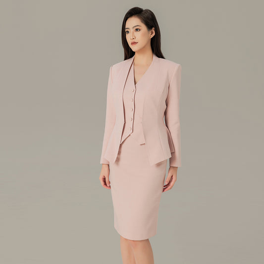 Professional Suit Jacket Dress Cropped Pants Women's Suit