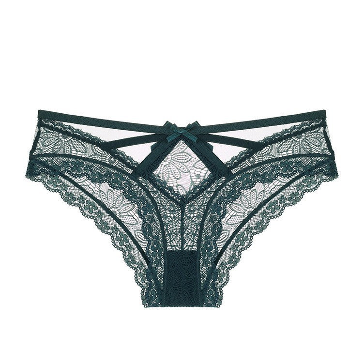 Women's Bow Lace Low Waist Briefs