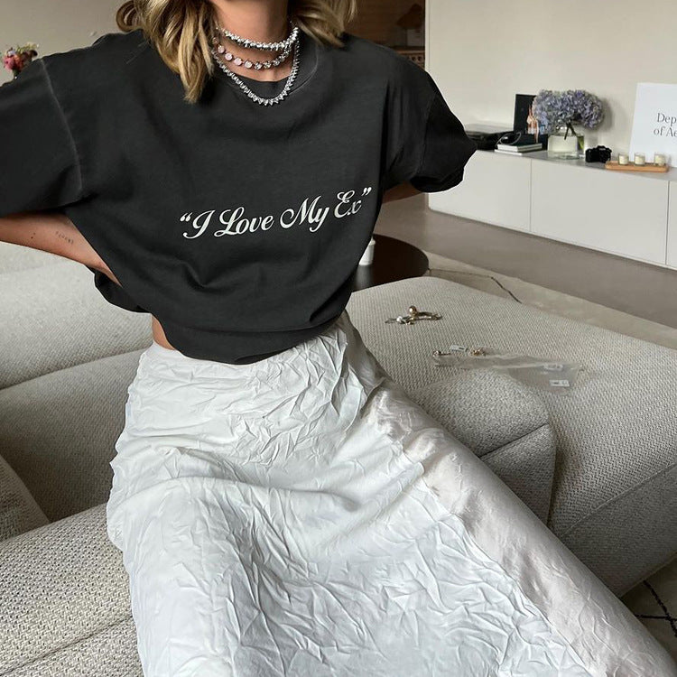 Irregular Mid-Length Lace Patchwork Skirt