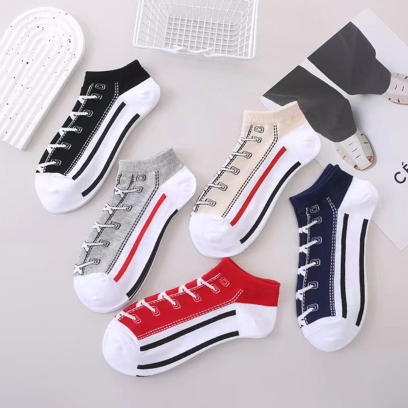 Women's Fashionable All-match Canvas Shoes Socks