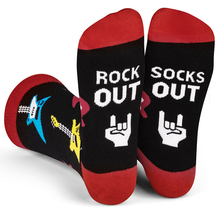 Fashion Sole English Letter Socks