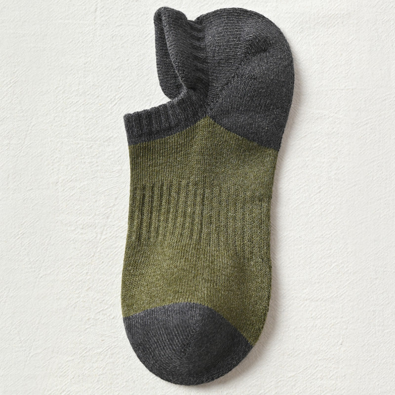 Sweat-absorbing Breathable Autumn And Winter Cotton Boat Socks