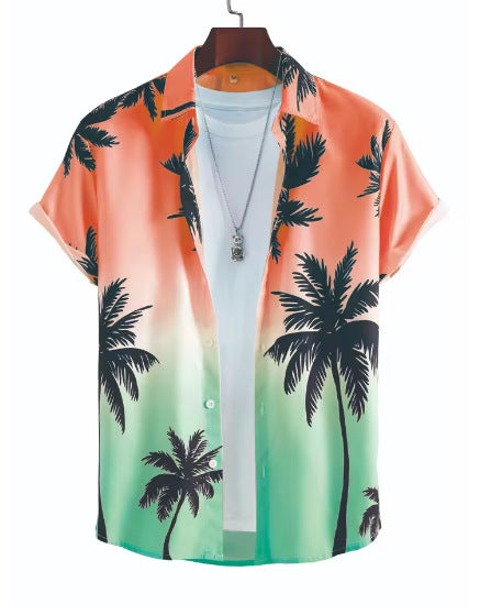 Printing Men's Short-sleeved Shirt
