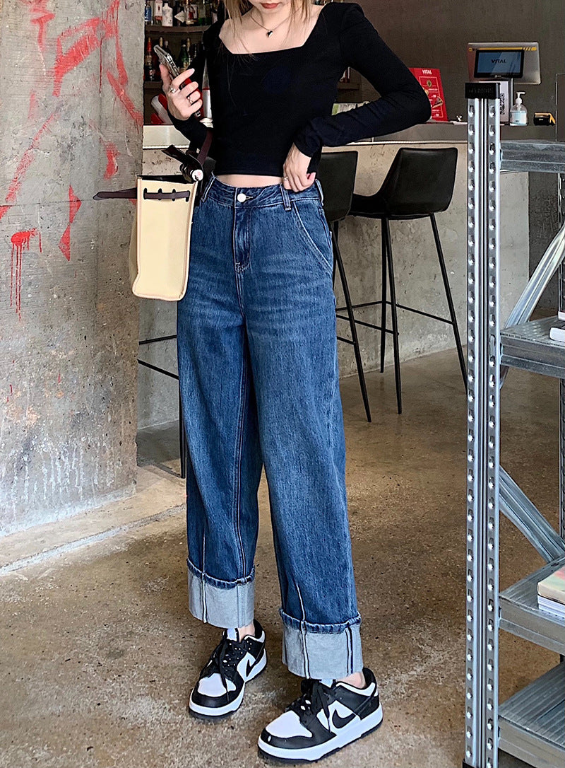 Washed All-match Loose-fitting Harem Pants