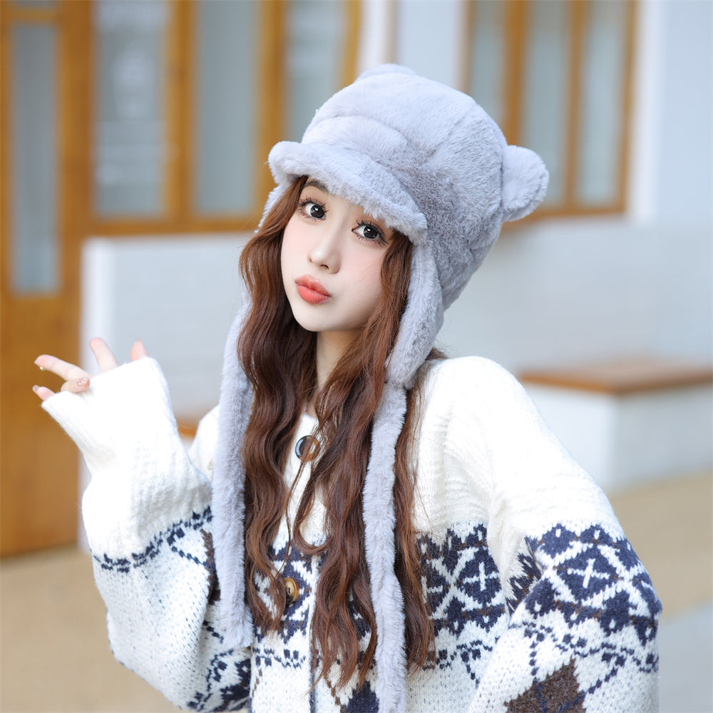 Plush Ear Baseball Windproof Ear Protection