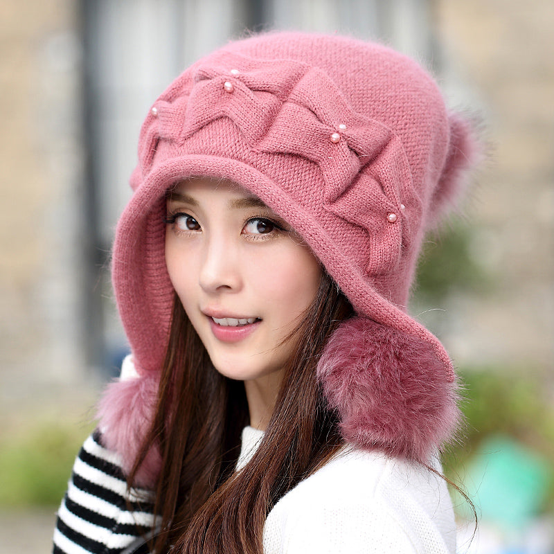 Women's Autumn And Winter Knitted Woolen Hat