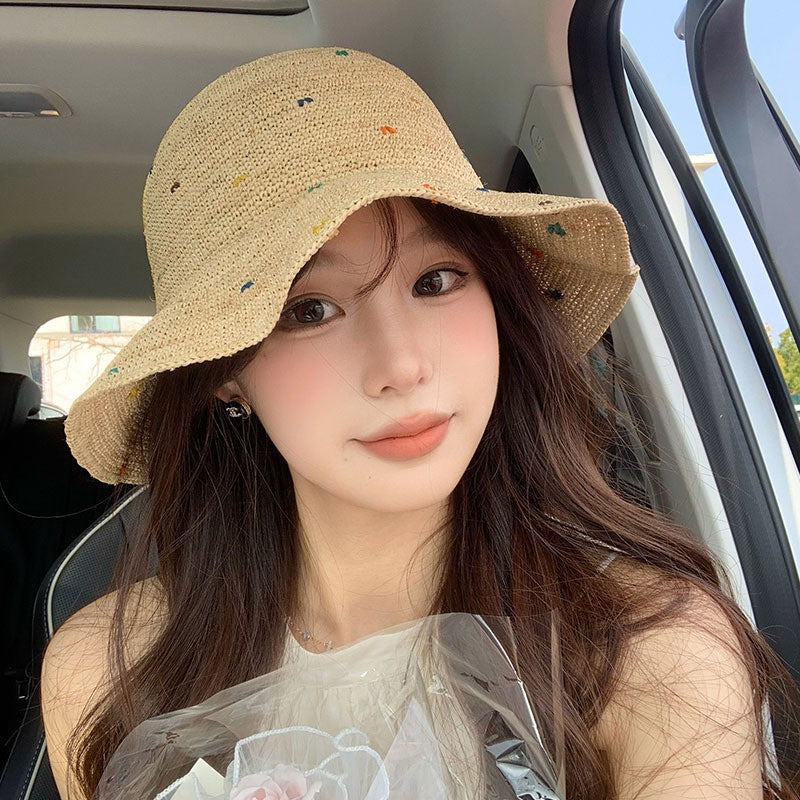Handmade Woven Head-wrapping Hat Hollow Retro Artistic