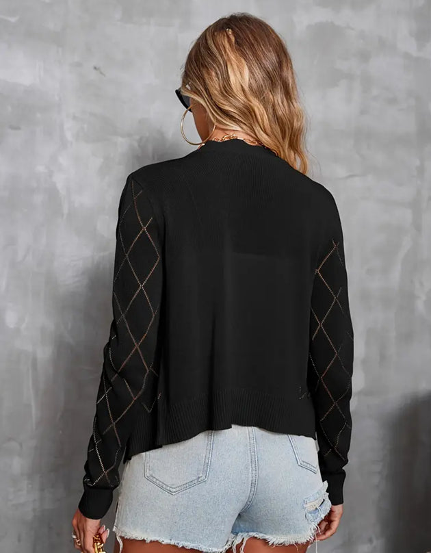 Cold-themed Cardigan Top