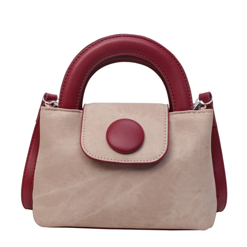 Cute And Compact Contrast Color City Simple Bag Female
