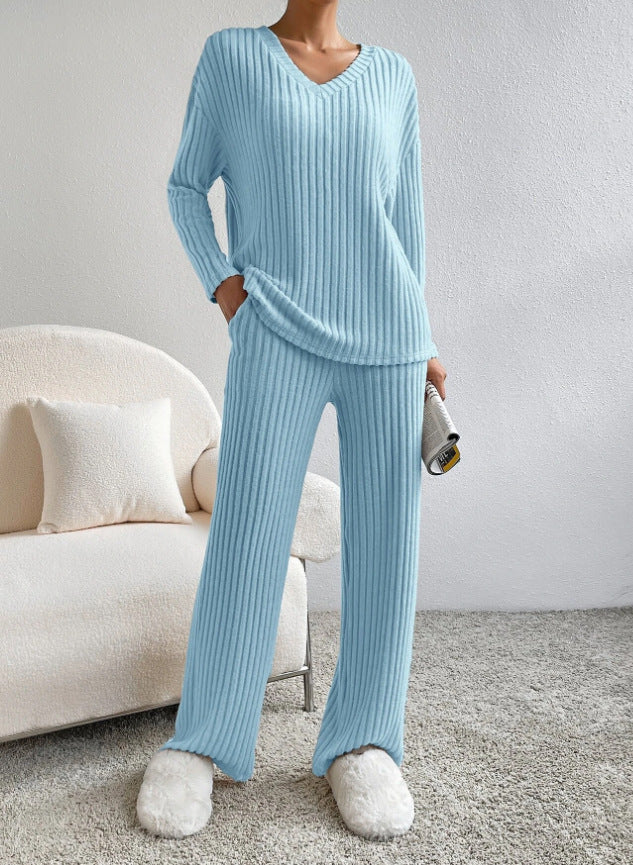 Women's Straight-leg Pants Elegant Loose Suit