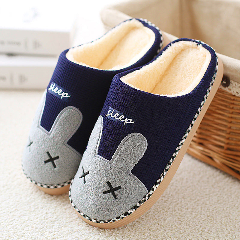 Deerskin Flannel Sole Home Cotton Shoes Japanese Series