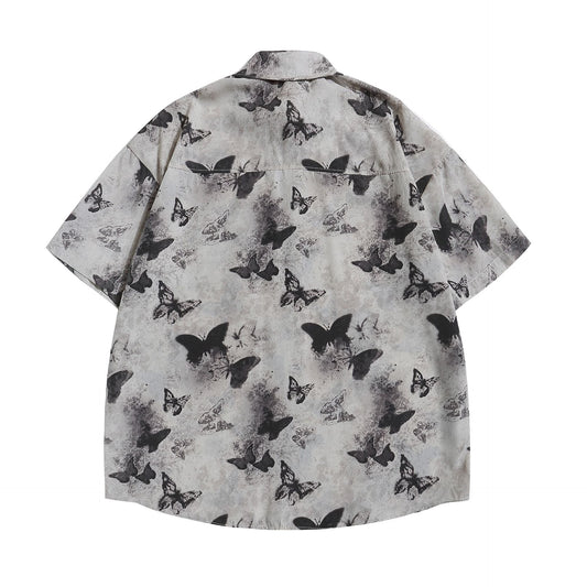 Loose Design Niche Half Sleeve Top