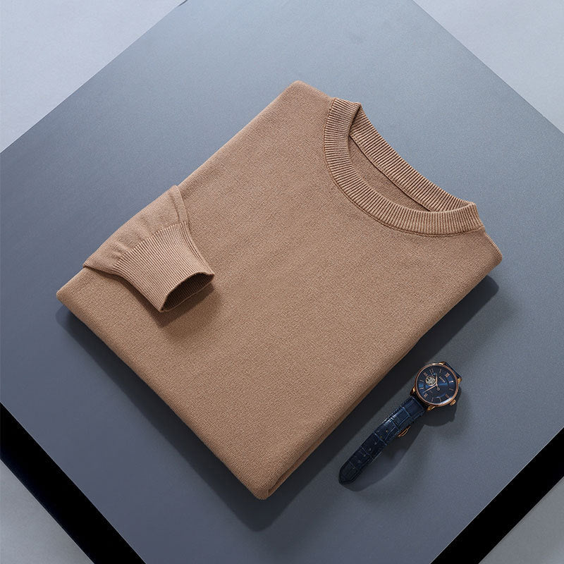 Men's Fashionable Crew-Neck Casual Loose Sweater