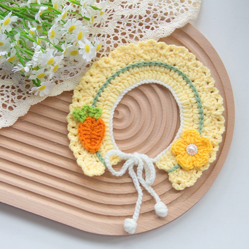 Small Dog Photo Decoration Handmade Scarf