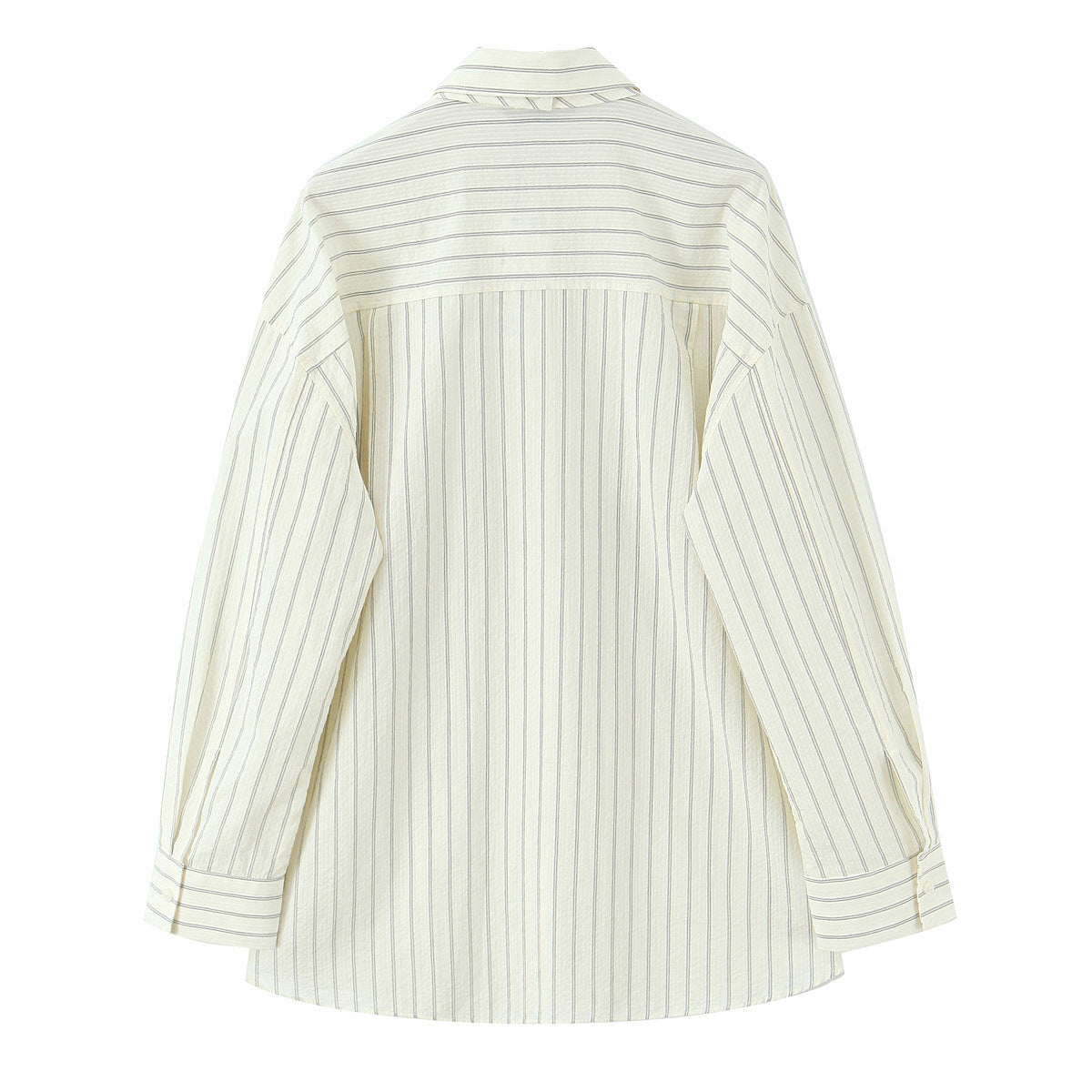 Women's Fashion Simple Tie Loose Shirt