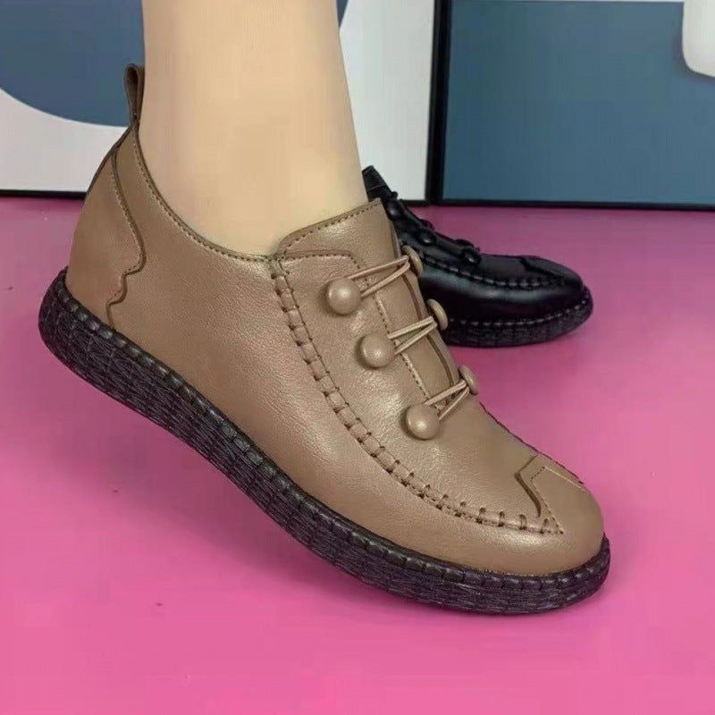 Non-slip Soft Bottom Beef Tendon Bottom Outdoor All-matching Pumps