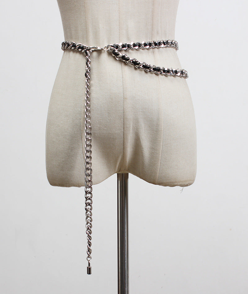 Tassel Decoration Belt Chain Dress Fashion Waist Chain Korean Metal