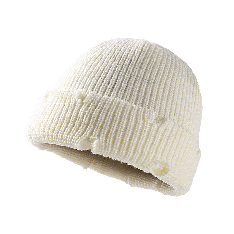 Men's Short Dome Korean Style Knitted Hat