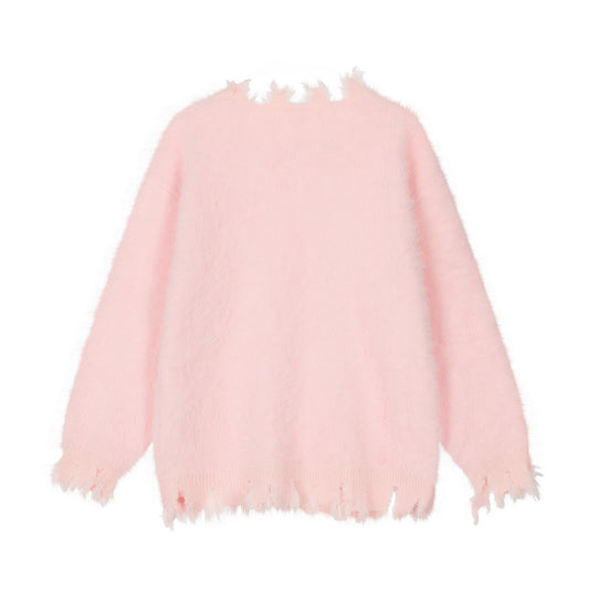 Fashion Butterfly Rhinestone Sweater Men