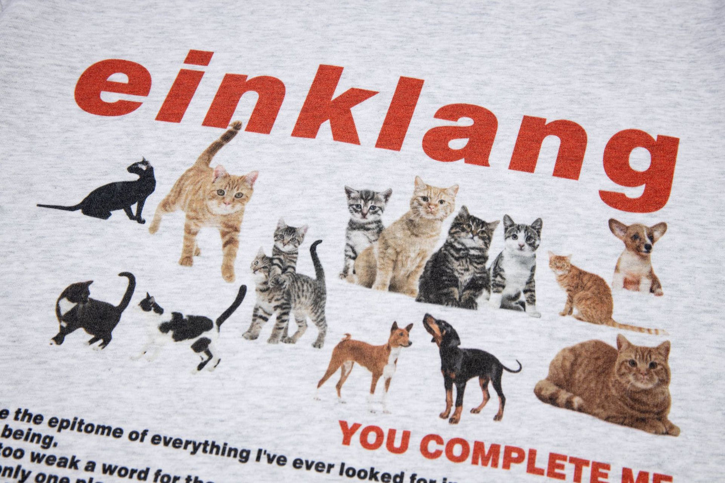 Street Retro Cute Cat Puppy Printed Short Sleeve