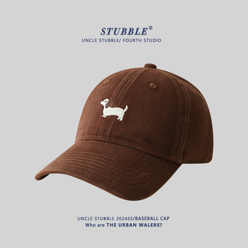 Brim Face-looking Small Peak Cap Hat