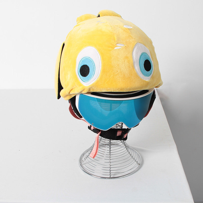 Ski Helmet Cover Plush Personality Cute Warmth