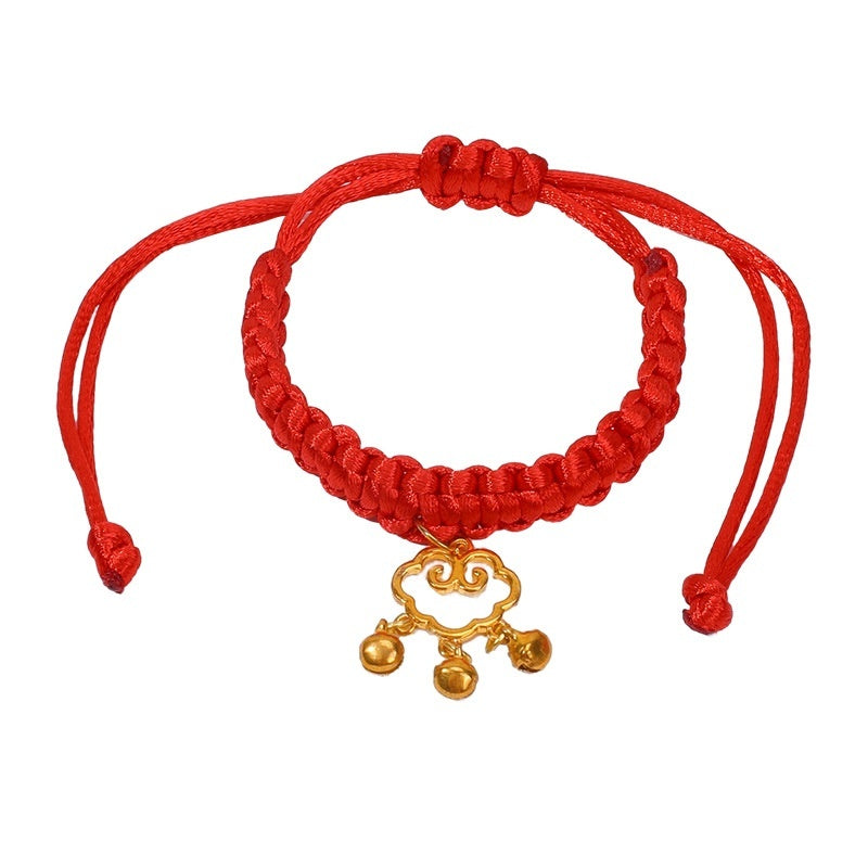 Pet Collar Dog Necklace Cat Collar Adjustable Hand-woven