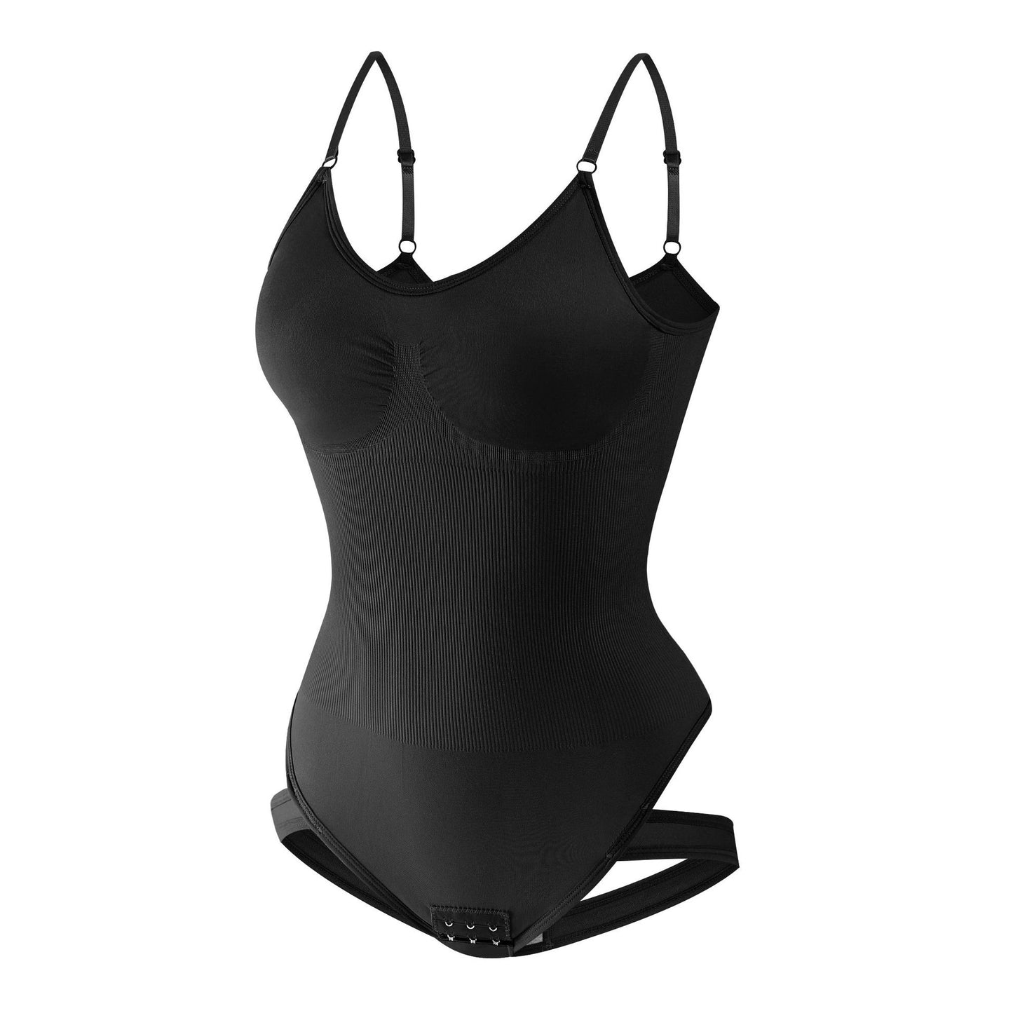 Kropsformende maveindsnævrende slynge-T-ryg-stor-størrelse-hoftehævende-jumpsuit