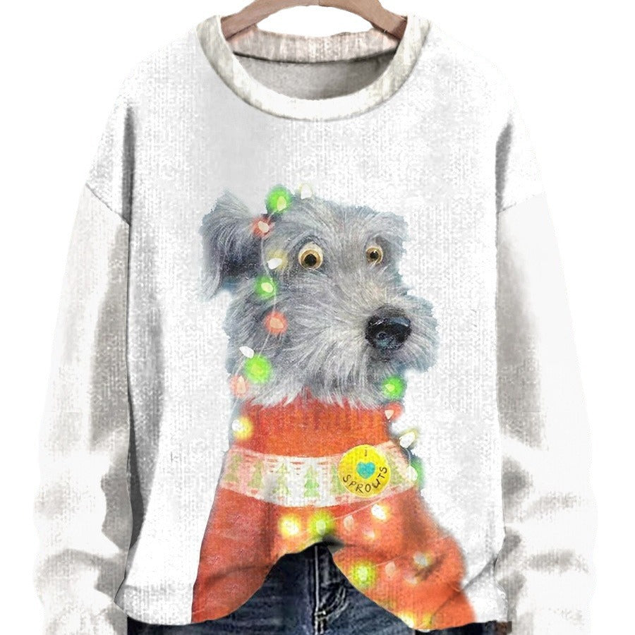 Efterårs-streetstyle, T-shirt med rund hals