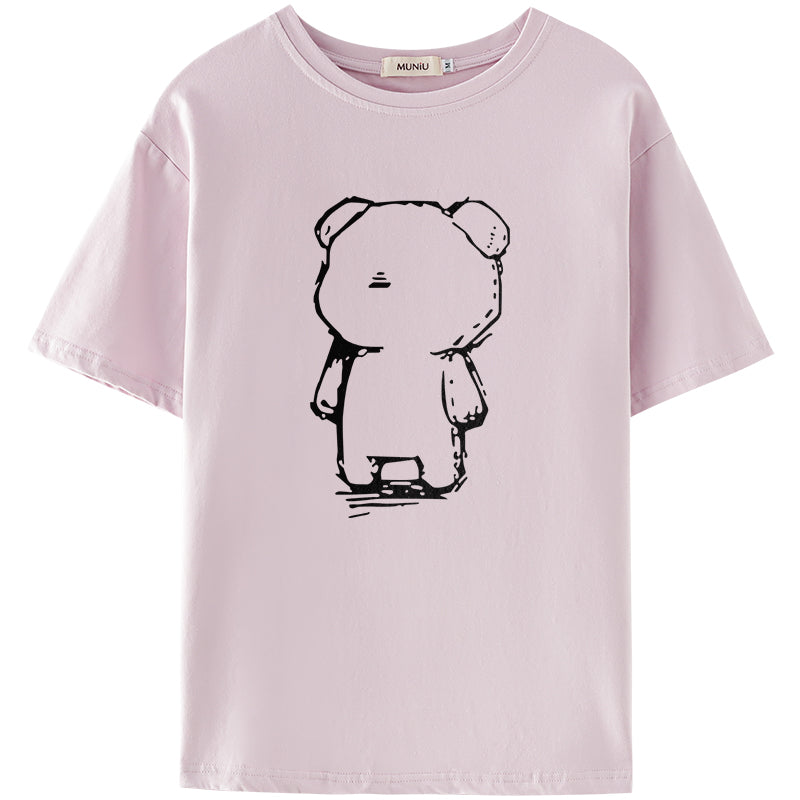 Women's Summer New Casual Cotton Printed T-shirt