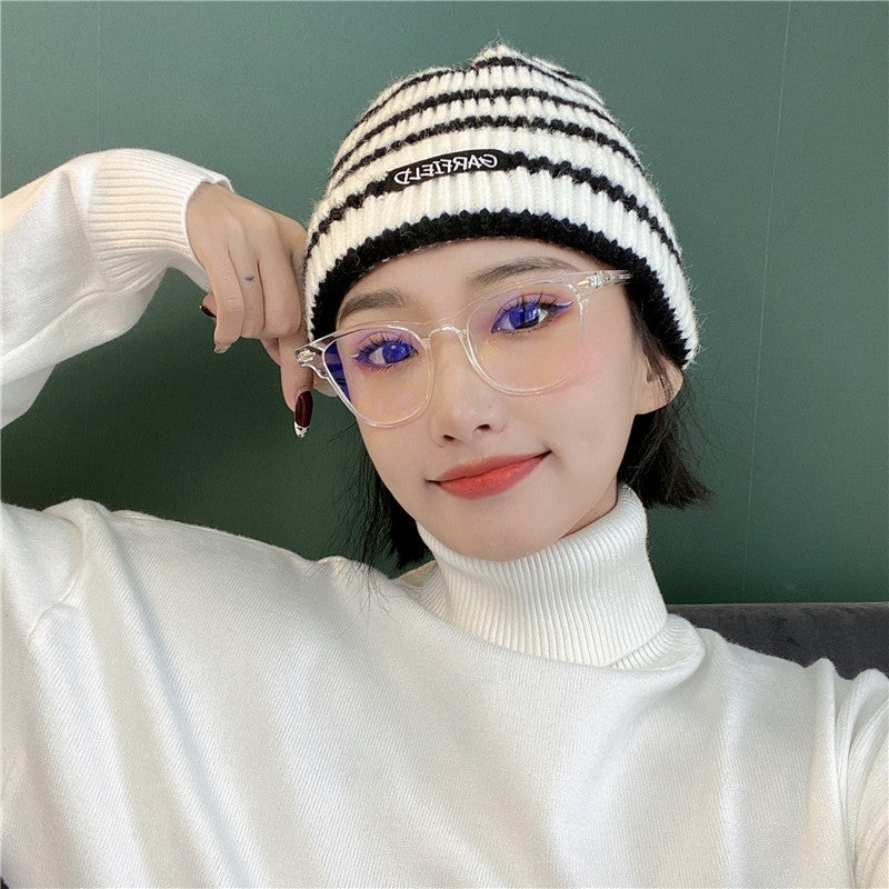Women's  Knitted Hat Korean Version In Autumn And Winter