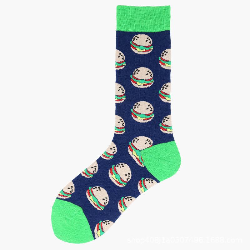 Mid-calf For Fall And Winter Long Cotton Socks