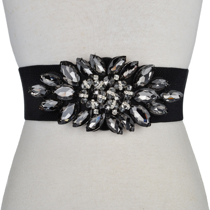 Ladies Elastic Waistband Wide Group Band