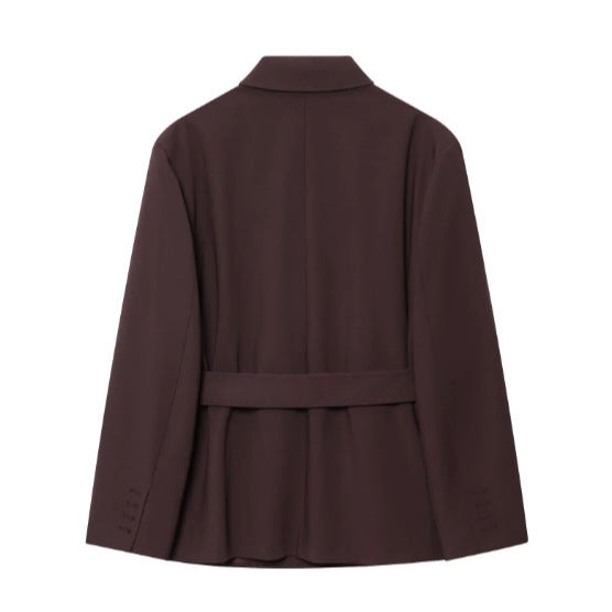 Waistband Blazer Suit Pants Suit
