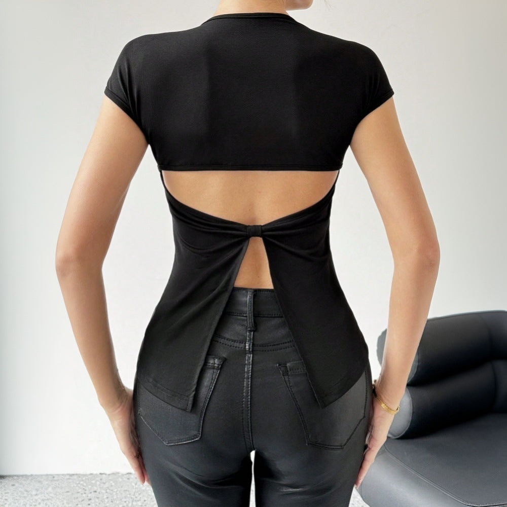 Unik rygfri top i designerstil