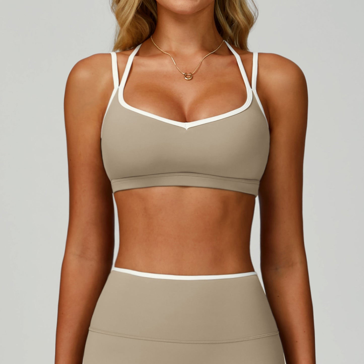 Cross Beauty Back Exercise Vest Running Fitness Sports Bra