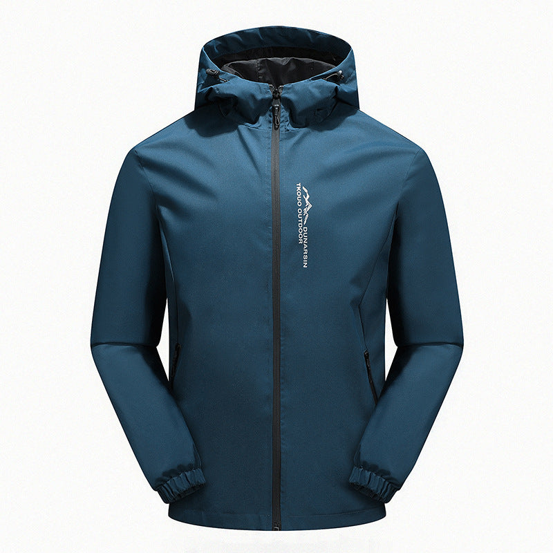 Outdoor Jacket Men's Casual Hooded Windproof Jacket