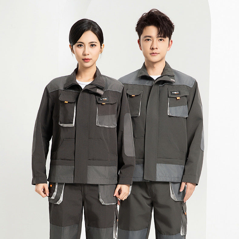 One-piece Overalls Suit Men's Long-sleeved Multi-pocket