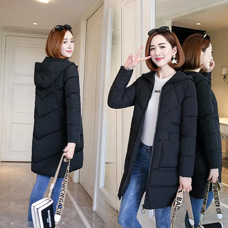 Women's Mid-length All-match Slim Down Padded Jacket
