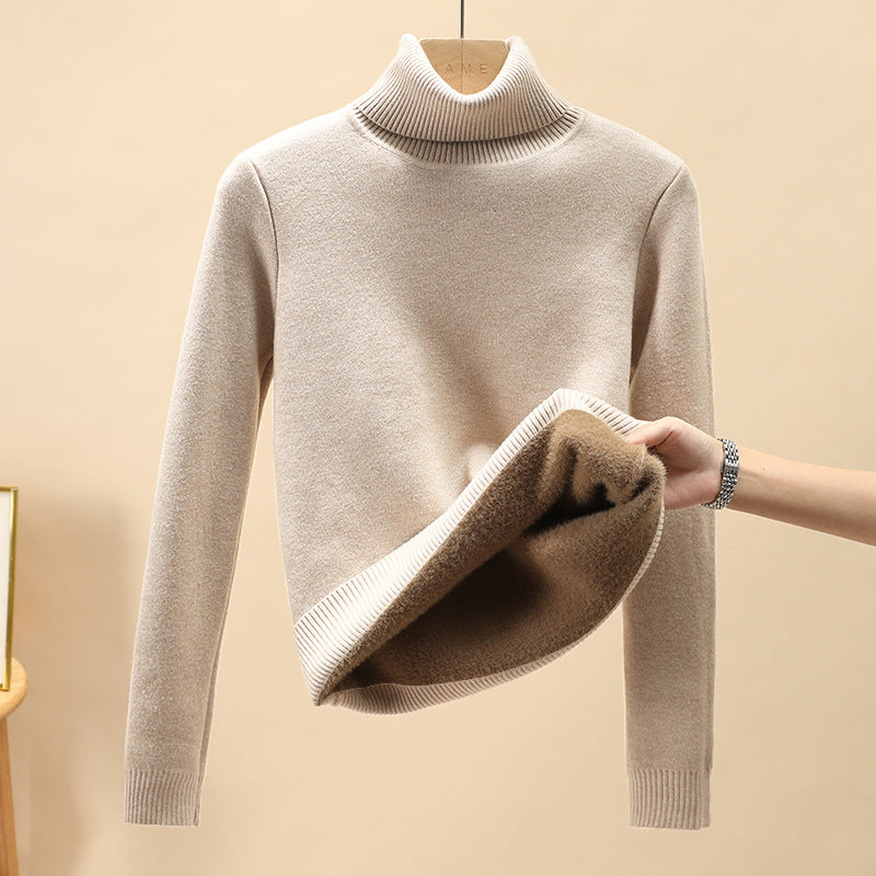Mens Base-Layer Winter Knit Sweater In Plus Sizes For A Relaxed Fit
