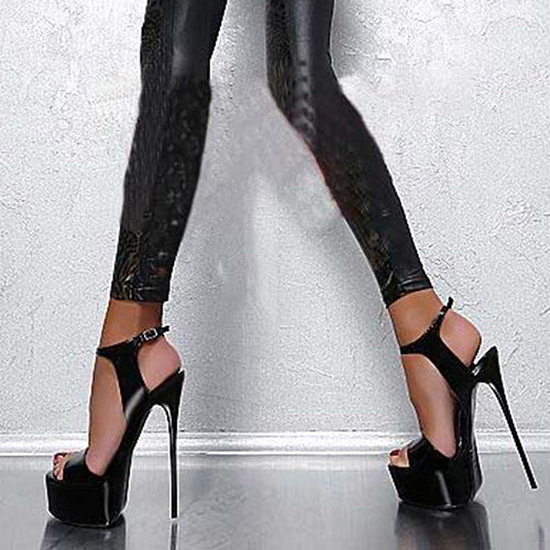 Super High Heel Stage Catwalk Shoes