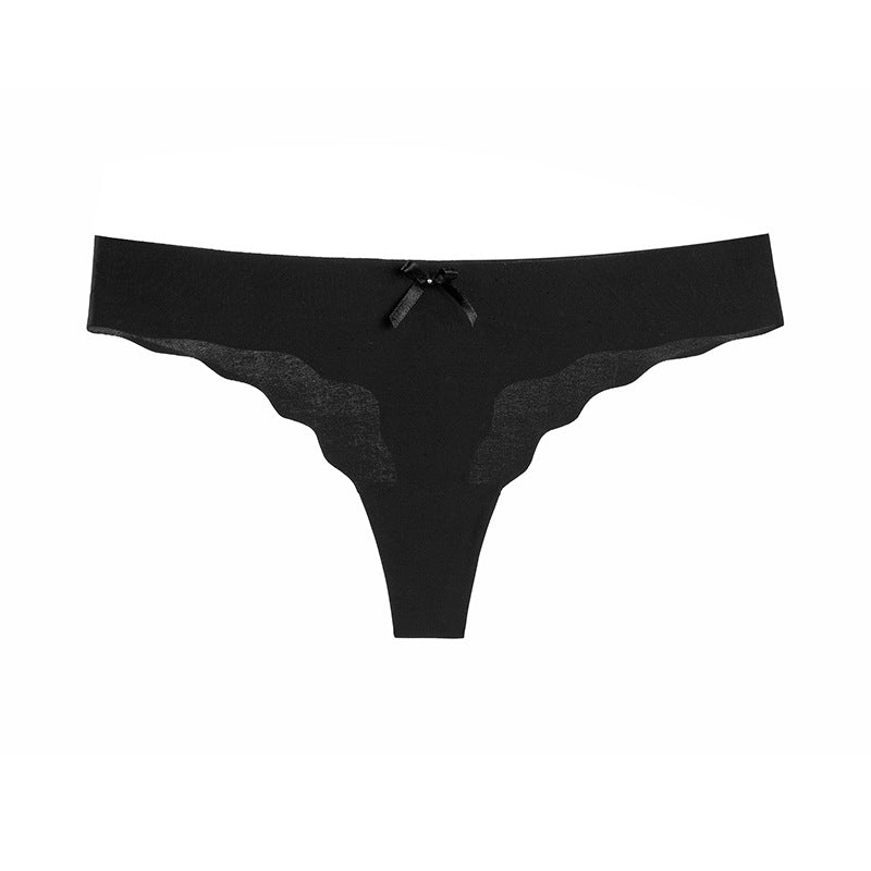 Women's Thong Elastic One-piece Seamless T-pants